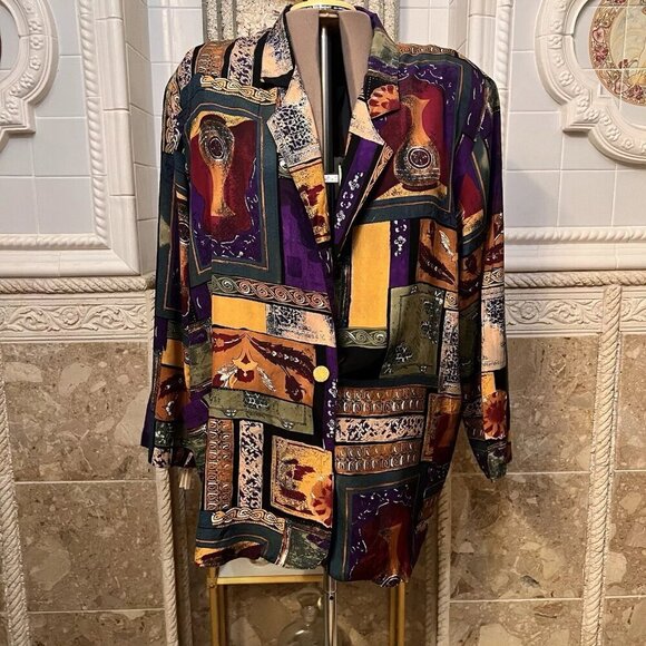 Studio C. Size 24. Lagenlook. Lightweight Layering Jacket. Rayon. AL - Picture 1 of 5